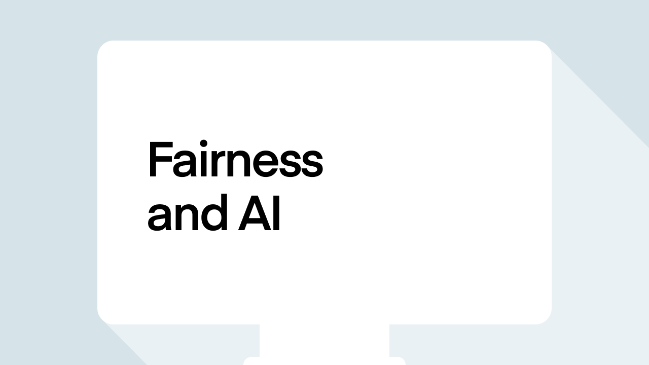 Fairness and AI