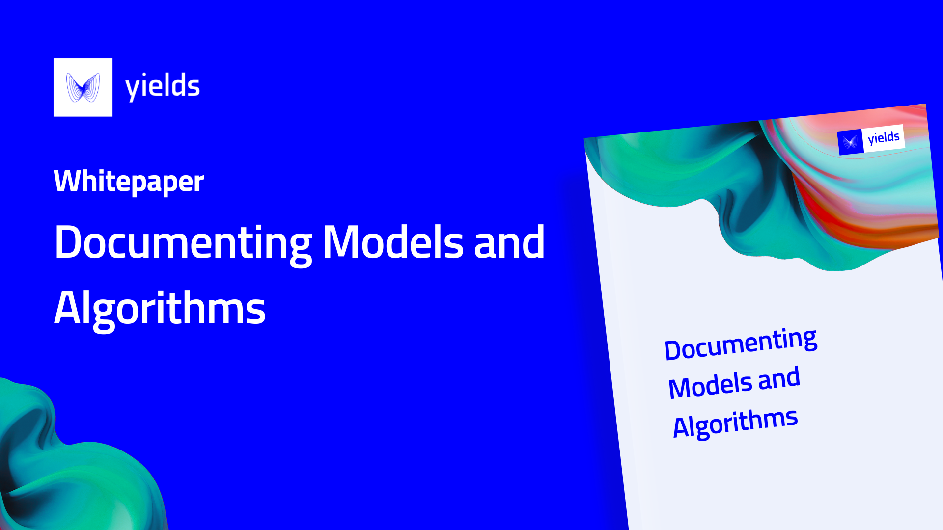Whitepaper – Documenting Models and Algorithms