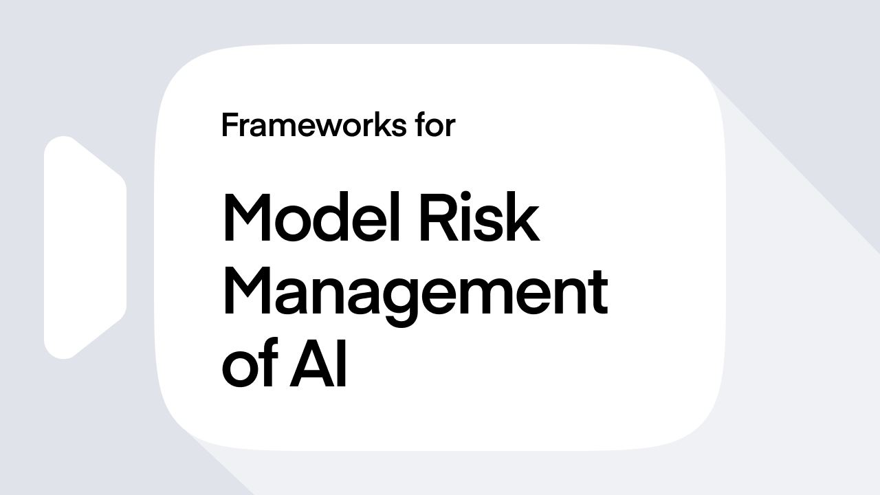 Frameworks for Model Risk Management of AI