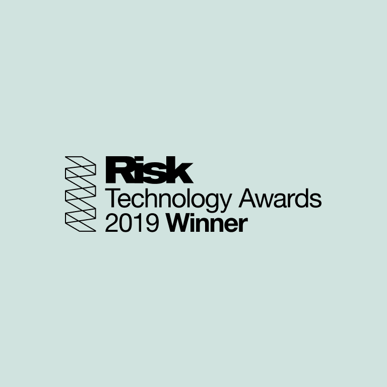 Risk Technology Awards 2019 Winner