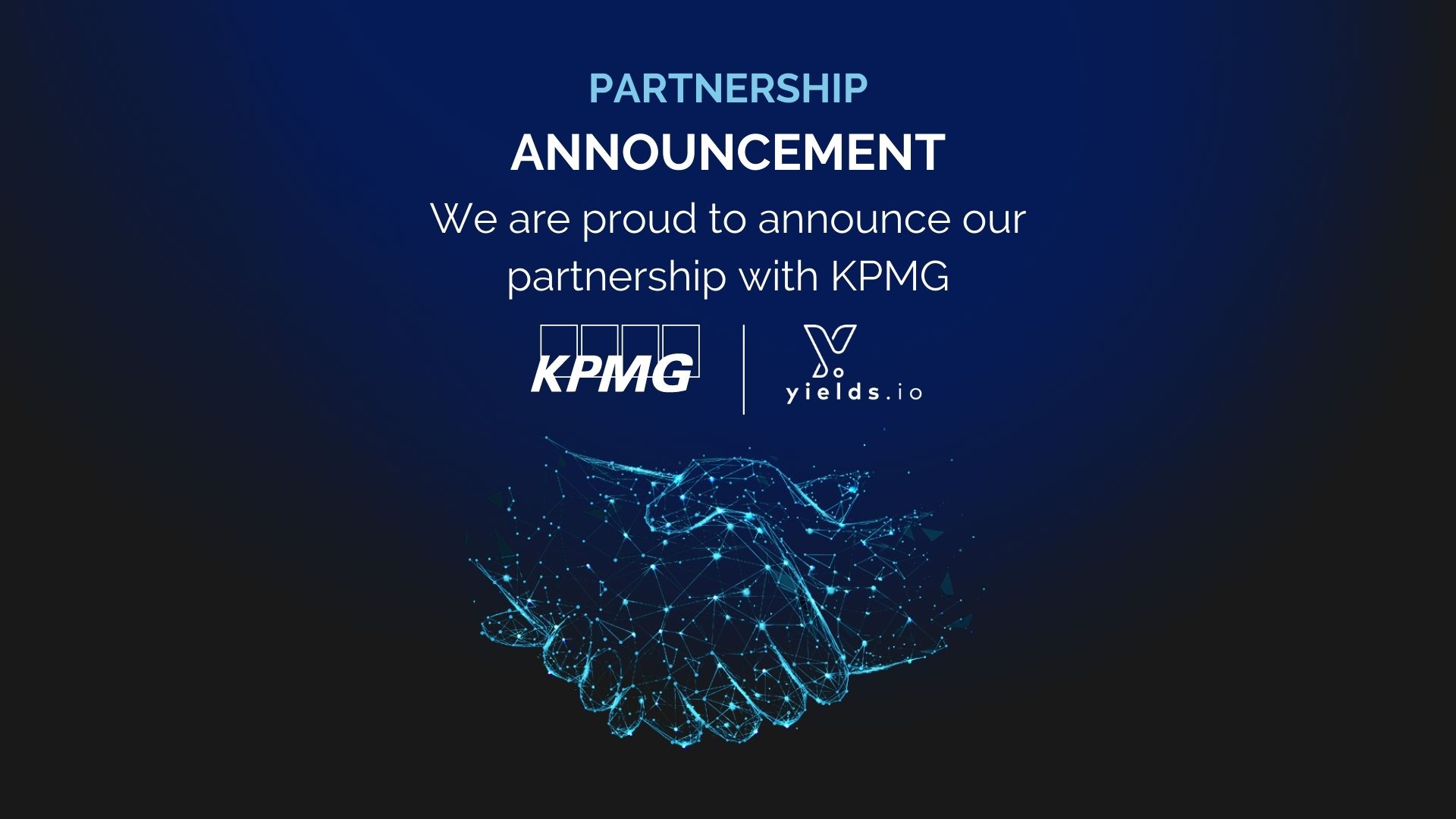 KPMG and Yields.io announce Strategic Partnership