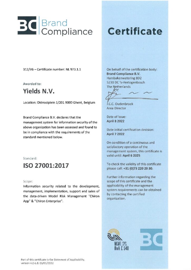 NL 973.1.1 Yields N.V. ISO 27001 pdf