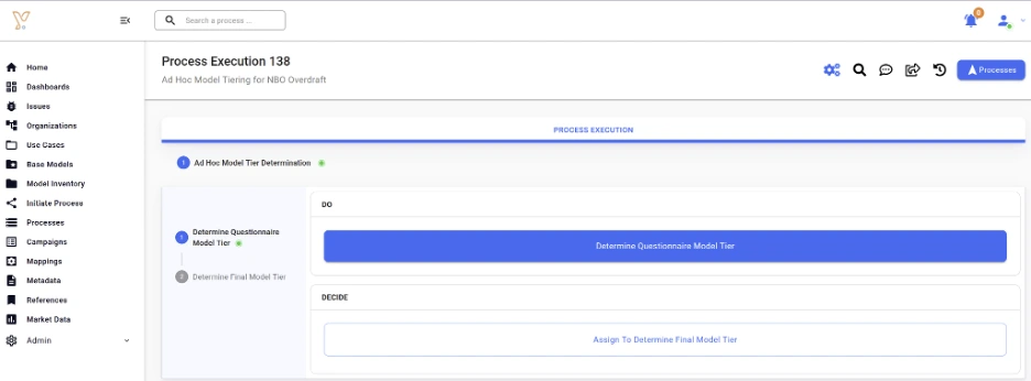 model tiering in Chiron Enterprise