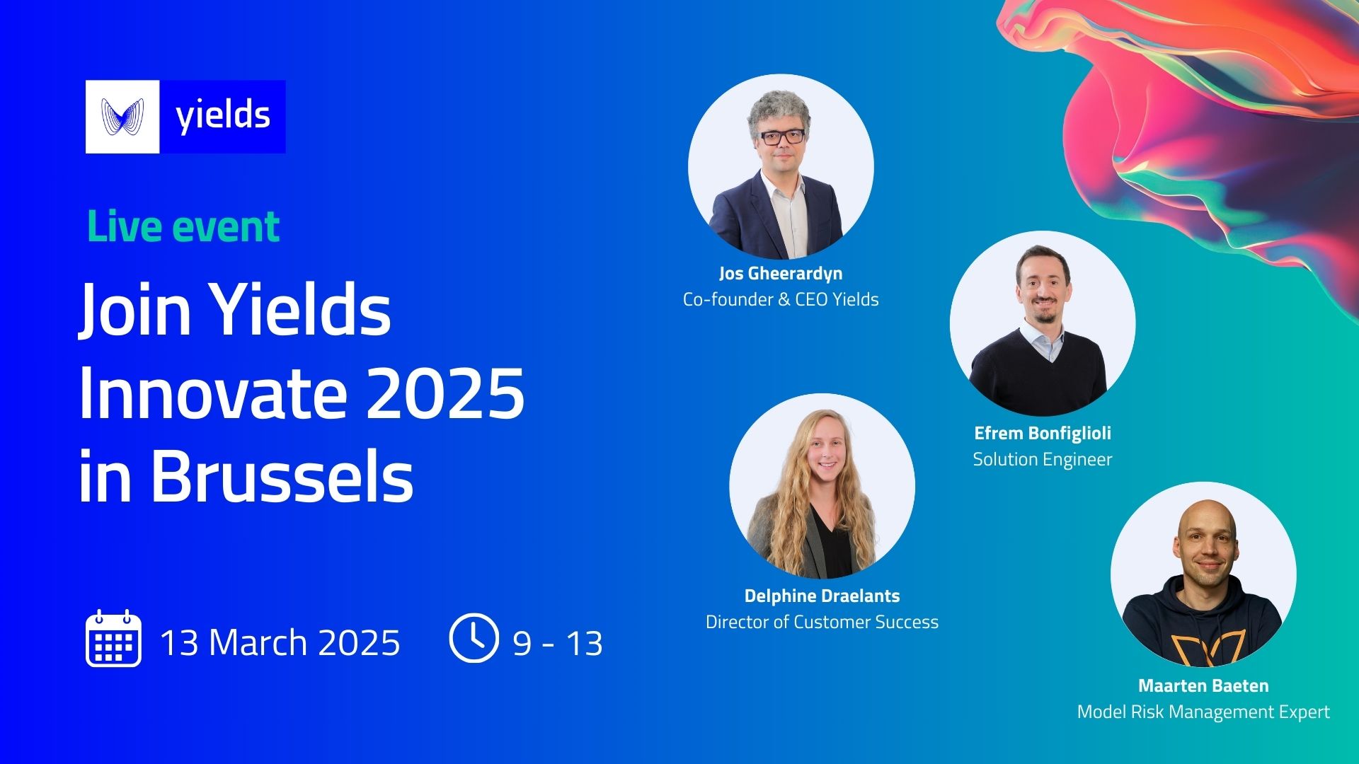 Yields Innovate 2025 Webinar banners