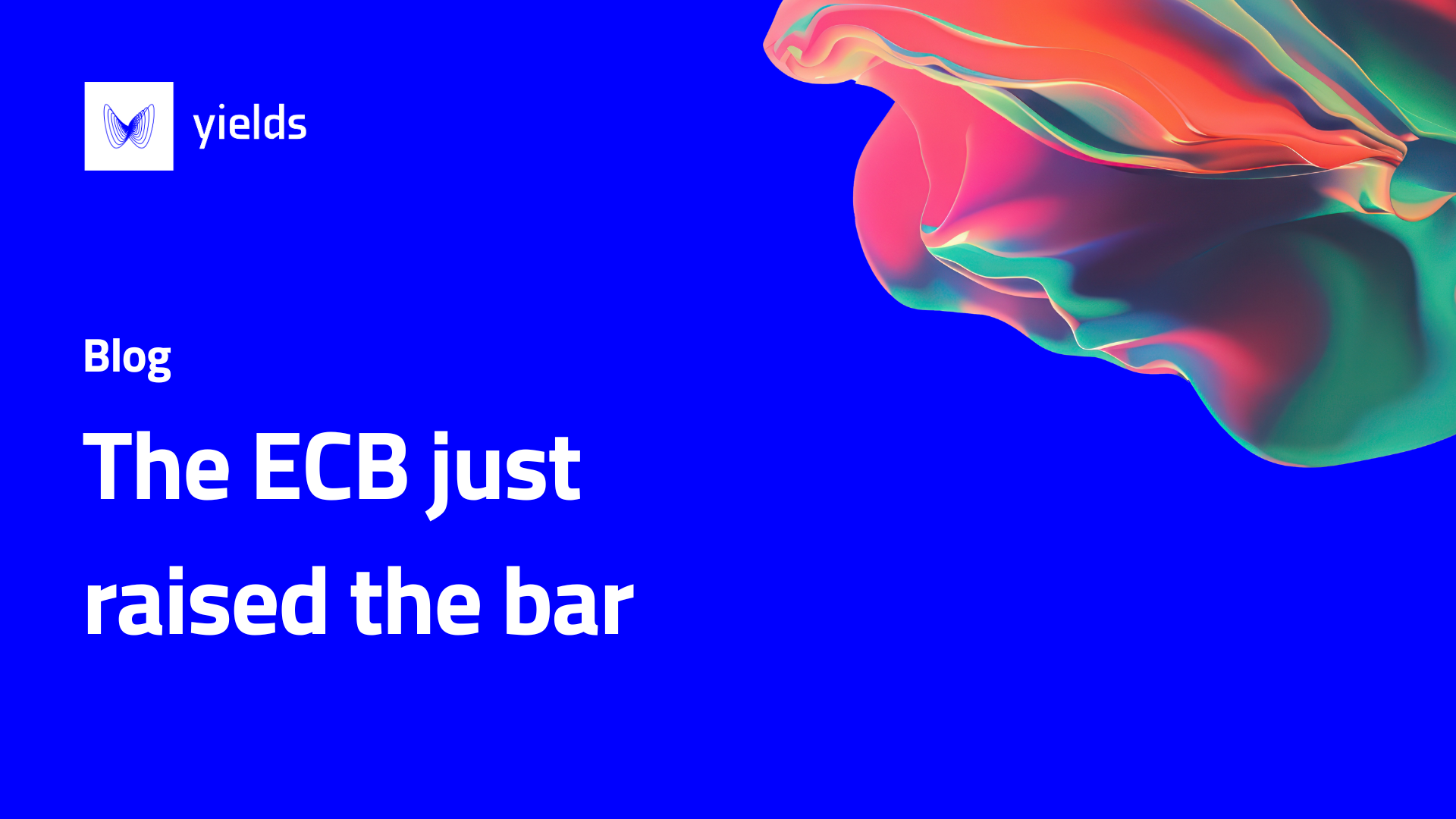 The ECB just raised the bar